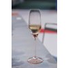 6270 2 shadows champagne glass in suede pink set of 2