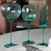 9630 3 lyon red wine turquoise set of 2