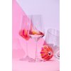 9681 9 hand painted sevilla white wine 350 ml apricot set of 2