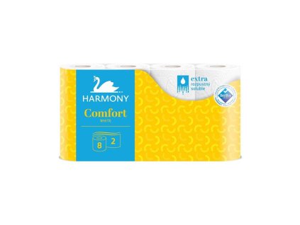 Toaletní papír HARMONY COMFORT 2-vrstvý (8x20,5 m)