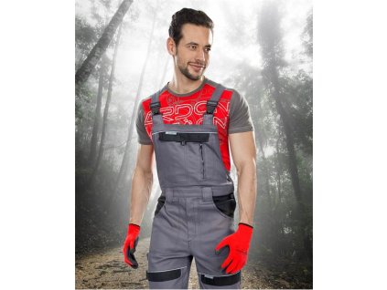Kalhoty s laclem ARDON®COOL TREND šedo-černá