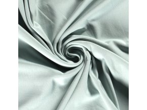 Bavlněný úplet jednolíc GOTS - 95 % bavlna / 5 % elastan 200 g/m - 20 barev (Barva Mint)