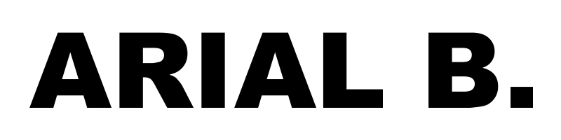 Font 1 – ARIEL