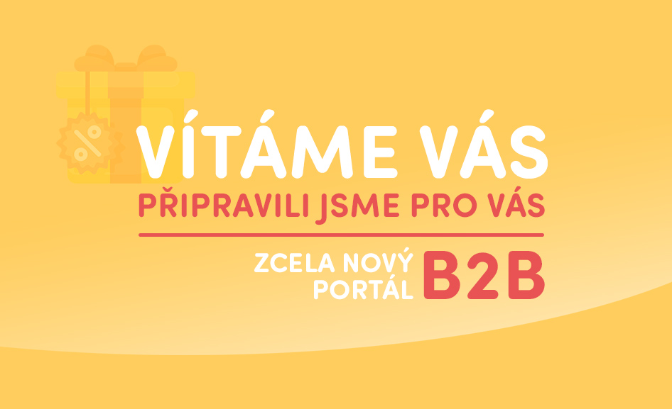 B2B portál - přivítání