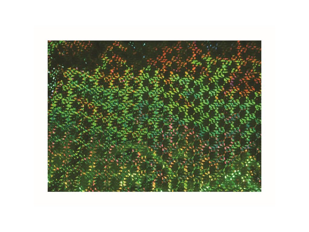 Holografická fólie 1,5 m Zelená