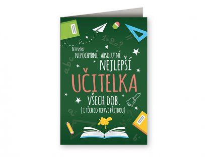 Přání pro paní učitelku Tabule
