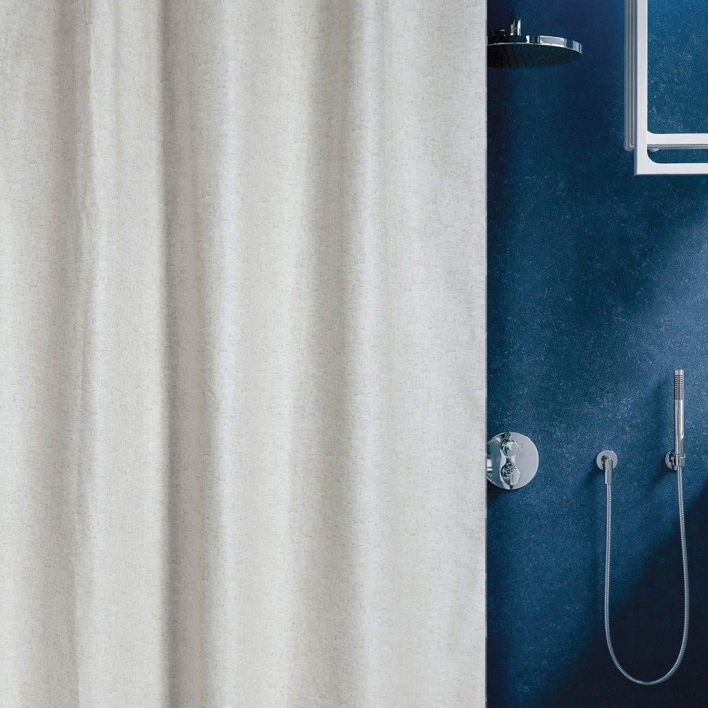 Elements by Spirella sprchový závěs ILO, béžový, polyester