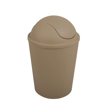MSV výklopný koš AKO, šedohnědý plast, 5,5 L