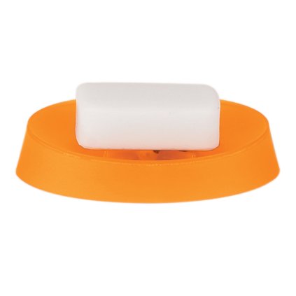 Oranžová plastová Spirella mýdlenka MOVE