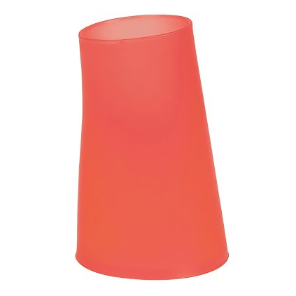 Spirella kelímek na kartáčky MOVE červený