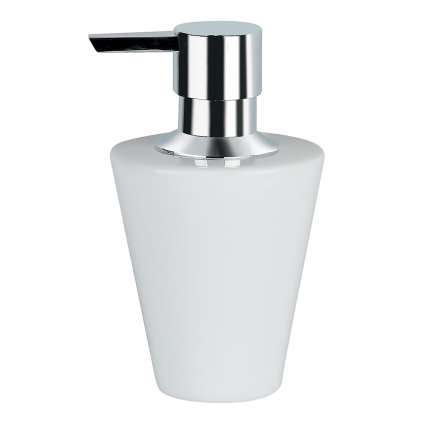Bílý Spirella dávkovač mýdla MAX Light 300 ml