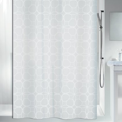 Spirella sprchový závěs FILIGRAN abstraktní motiv 240 x 180 cm