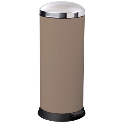 Pedálový odpadkový koš, hnědý, objem 30 L, Rossignol Bomba 91044