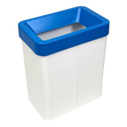 Odpadkový koš na tříděný odpad Caimi Brevetti Maxi W,50 L, modrý. papír