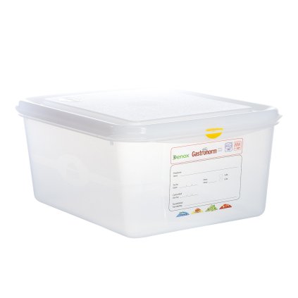Denox gastronádoba GN1/2 s víkem GASTRONOX, 150 mm, polypropylen, objem 10 L