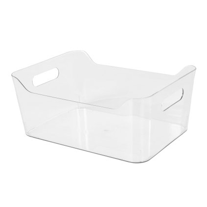 Compactor úložný organizér MARAMA - L, 7,5 L, PET plast, 34,38 x 25 x 14,5 cm, průhledný