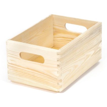 Compactor dřevěný úložný box SKYR - XS, 20 x 15 x 9 cm, přírodní borovice