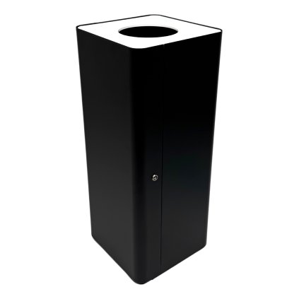 Odpadkový koš na tříděný odpad Caimi Brevetti Centolitri 100 L,LOCK, bílý