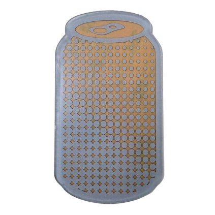 Caimi Brevetti samolepka na odpadkový koš pro tříděný odpad - KOV,  6 x 10,5 cm