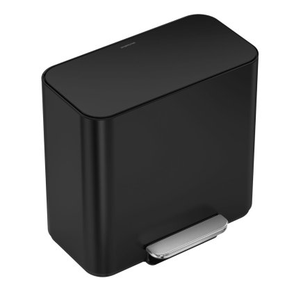 Simplehuman pedálový odpadkový koš na tříděný odpad DUAL MINI 15 litrů