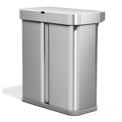 Simplehuman bezdotykový odpadkový koš DUAL SENSOR, 58 L