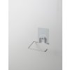 Znovulepící držák toaletního papíru Compactor Bestlock Magic systém bez vrtání, chrom