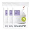 Simplehuman sáčky do koše, objem 30 L, typ G, 60 ks, CW0257