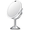 Kosmetické dobíjecí zrcítko Simplehuman ST3050, 1x/5x/10x, Dual LED, kartáčovaná nerez oce