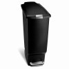 Simplehuman CW1361 koš na odpadky – 40 l, úzký, černý plast