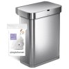 Zatahovací sáčky do odpadkového koše o objemu 50-65 L, typ Q, Simplehuman CW0176