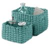 Set 2 ks pletených zelených košíků, Compactor RAN7419