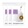 Simplehuman sáčky do koše, objem 25 L, typ F, 60 ks, CW0256