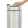 Úzký odpadkový koš s dotykovým madlem