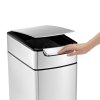 Úzký hranatý nerez odpadkový koš 40l simplehuman