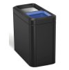 Simplehuman odpadkový koš na třídění odapdu, 20L(10+10L), černá ocel