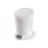 Pedálový odpadkový koš Simplehuman – 6 l, bílý plast CW1318