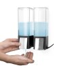 Dávkovač mýdla na ruční ovládání 2x500ml