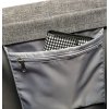 Vitřní dvojkapsa nákupní tašky Rolser Com Tweed Polar Black Tube
