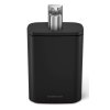 Simplehuman manuální dávkovač mýdla, 473ml, černý