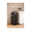 Odpadkový koš Simplehuman – 60 l, houpací víko, černý plast - detail