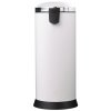 Bílý odpadkový koš s pedálem, objem 30 L, Rossignol Bomba 91041