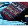 Termofor Hugo Frosch Eco Classic Comfort s pleteným obalem – norský motiv detail