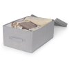Úložný skládací box z kartonu, šedý, Compactor Wos RAN10906