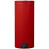 Odpadkový koš s pedálem, červený, objem 30 L, Rossignol Elora 90327