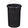 Praktický pedálový odpadkový koš, objem 20 L, šedý, Rossignol Bomba 91023