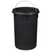 Praktický pedálový odpadkový koš, objem 20 L, hnědý, Rossignol Bomba 91024