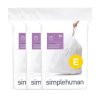 Simplehuman sáčky do koše, objem 20 L, typ E, 60 ks, CW0255