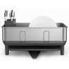 Simplehuman odkapávač na nádobí, KT1184DC, šedý plast, nerez ocel