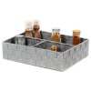 Compactor Tex organizér na prádlo a doplńky šedý 32 x 25 x 8 cm