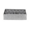 šedý organizér na prádlo a doplńky 32 x 25 x 8 cm Compactor Tex